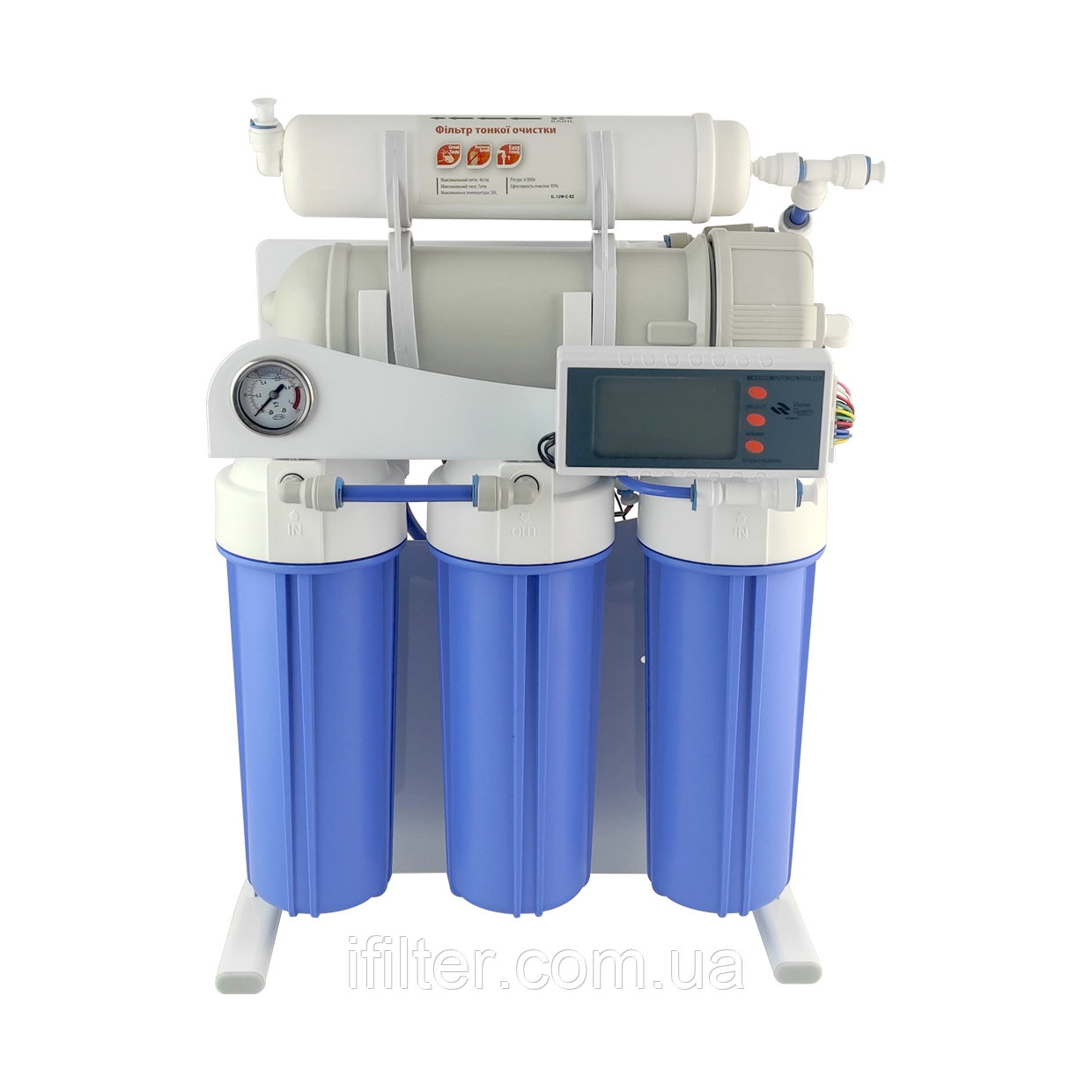 Система зворотнього осмосу високої продуктивності RAIFIL-400G-10"Blue controller (RAIFIL-400G-10"Blue controller)