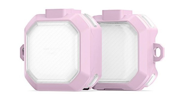 Протиударний чохол Dux Dusis SEGA для навушників Samsung Galaxy Buds 2 Pro / 2 / Pro / Live / FE + карабін Pink