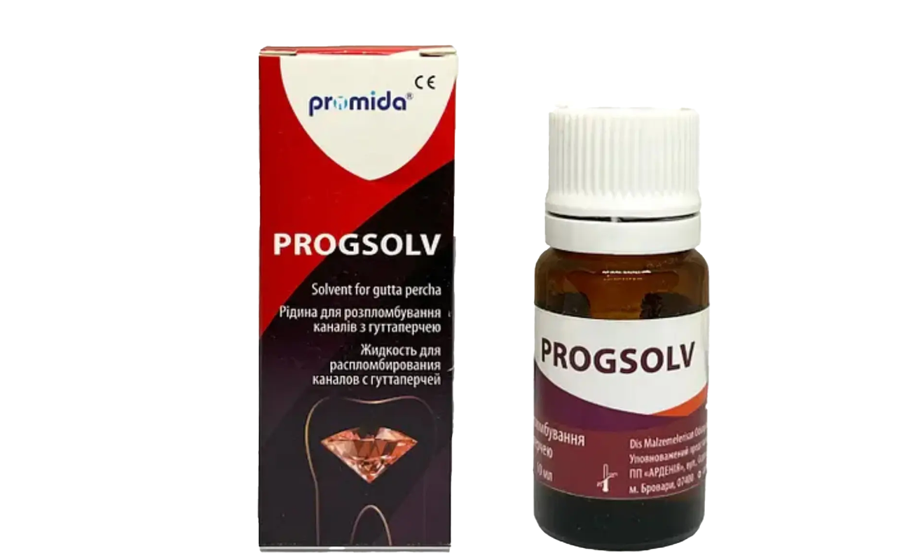 Прогсолв рідина для розпломбування гутаперчі 10мл Promida
