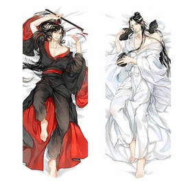 Наволочка 150 х 50 см 900 Грн Хуа Чен і Се Лянь Благословення небожителів для Подушки Дакимакури двостороння