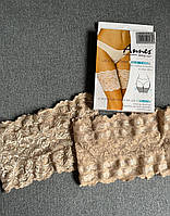 Бандалетки жіночі мереживні на силіконі (смужки від натирання) Annes Lace Thigh Band With Silicone чорні бежеві р. S-XXXL, фото 8