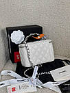 Жіноча сумка Шанель біла Chanel White, фото 7