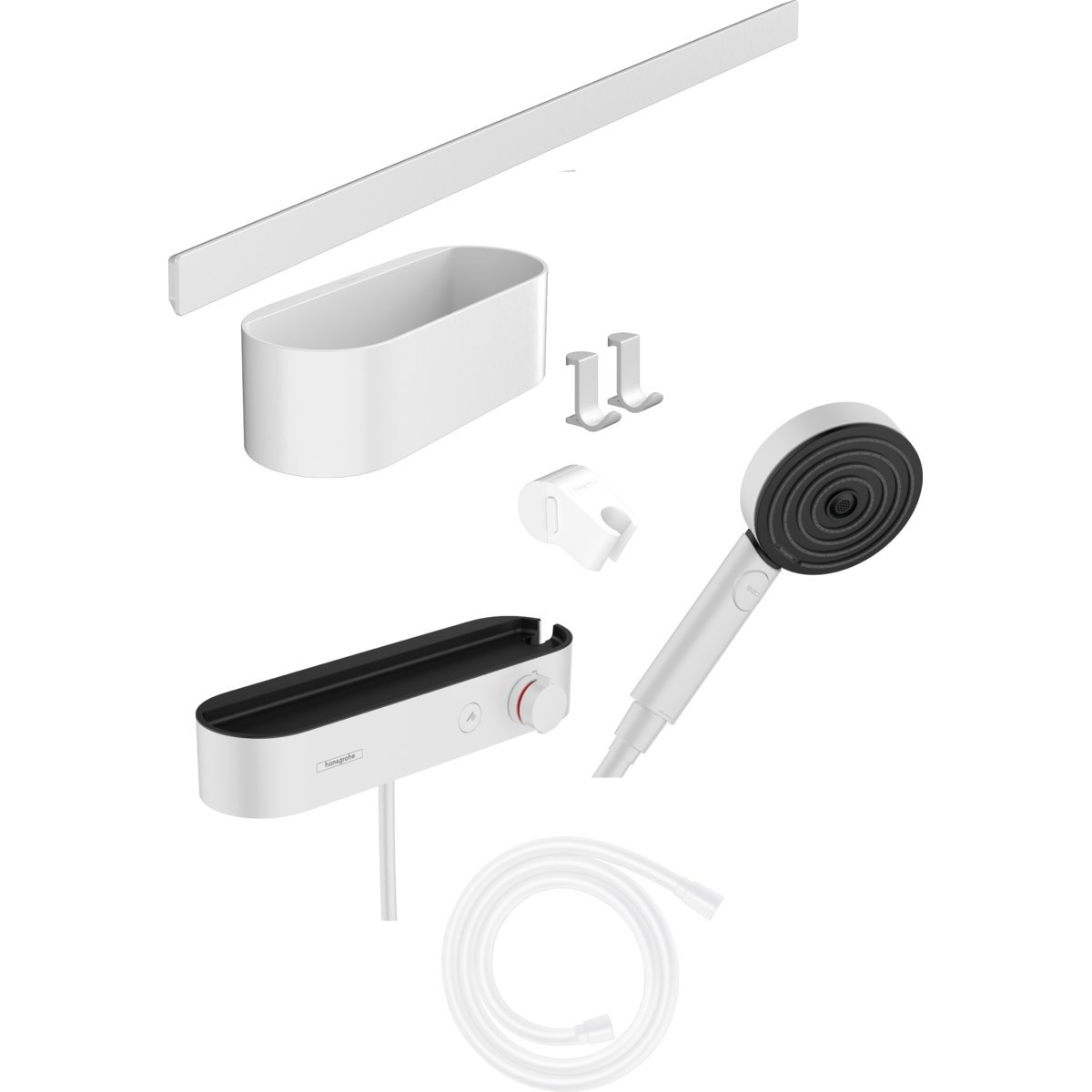 Набір для душу HANSGROHE WALLSTORIS 24250700 білий