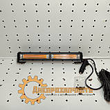 Стробоскоп LED 2 секції 12В/24В (30,5х5,5х4,5мм) янтарн., фото 6