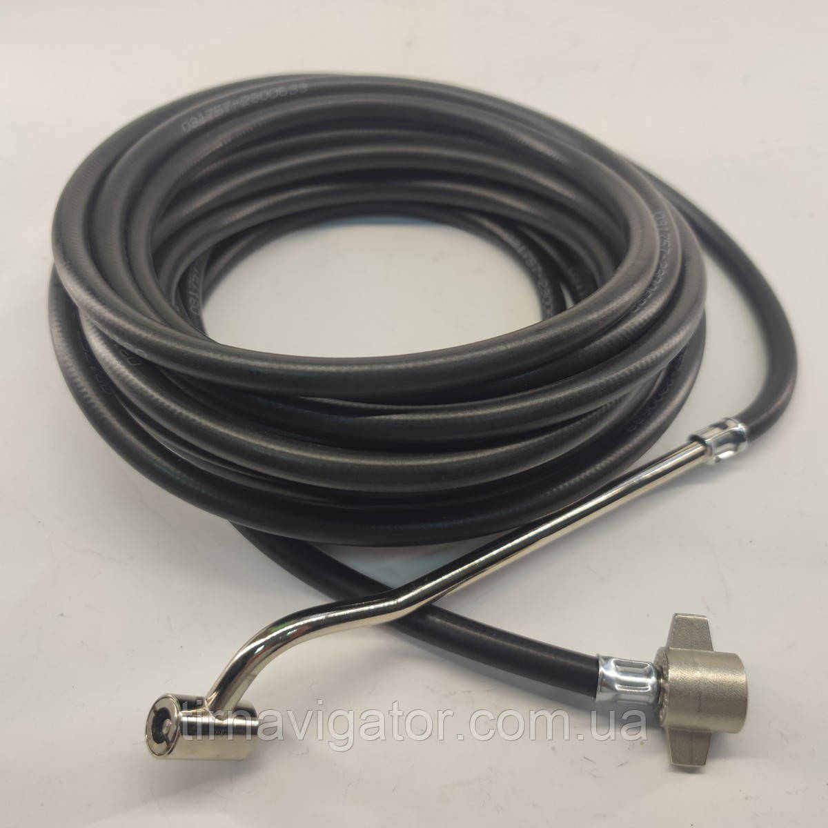 Шланг підкачки 8м гумовий Germany (чорний) max 20 bar, фото 1
