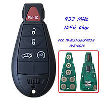 Смарт ключ Chrysler 300C Voyager Jeep Cherokee Dodge Caliber Journey 433Mhz ID46
