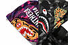 Толстовка Bape A Bathing Ape Tiger Shark Black Camo Full Zip Mens Hoodie, фото 6
