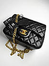 Жіноча сумка Шанель чорна Chanel Black, фото 11