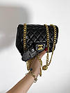 Жіноча сумка Шанель чорна Chanel Black, фото 3