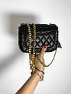 Жіноча сумка Шанель чорна Chanel Black, фото 4