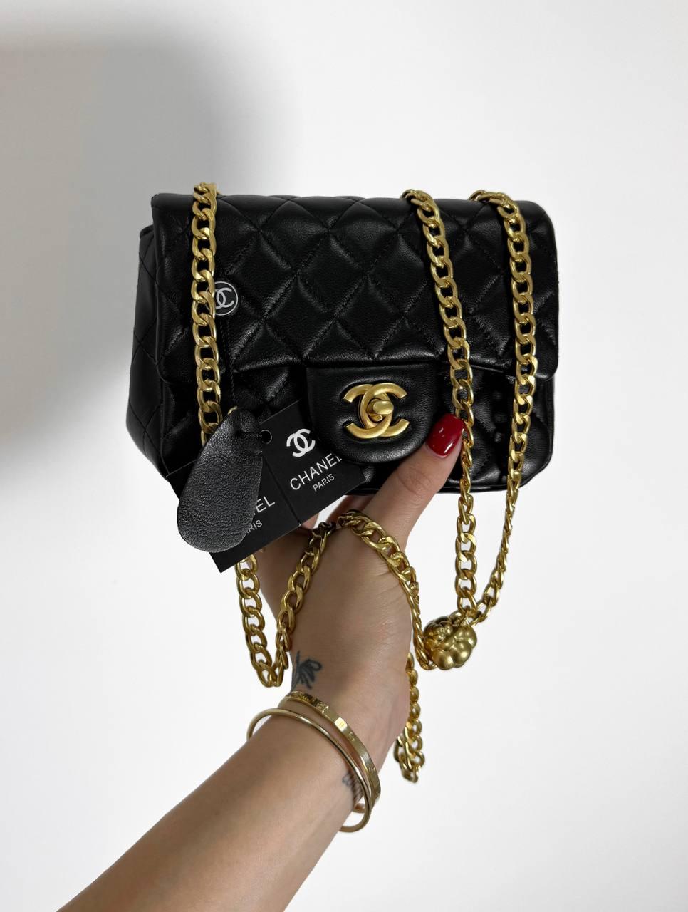 Жіноча сумка Шанель чорна Chanel Black