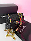 Жіноча сумка Шанель чорна Chanel Black, фото 5