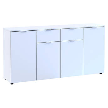 Комод Doros Рон 7 Білий 4 фасади 2 шухляди 160х38х81 (44900222)