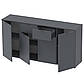 Комод Doros Рон 7 Графіт 4 фасади 2 шухляди 160х38х81 (44900236), фото 3
