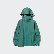 Дитяча вітровка BLOCKTECH UNIQLO з капюшоном 1159802132 (Зелений, 135-145)