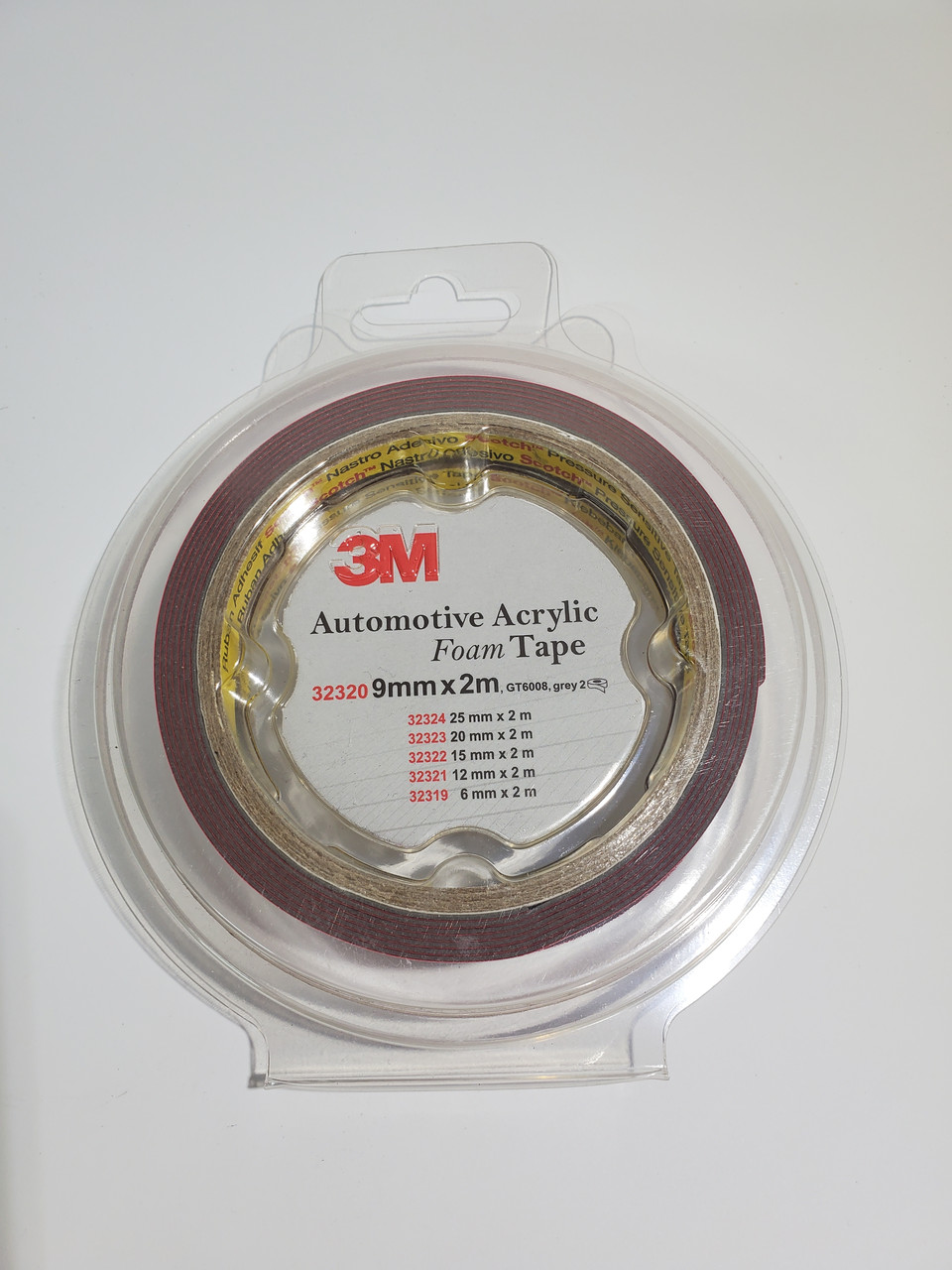 Двосторонній скотч 3М GT6008 9мм х 2м (2шт.), фото 1