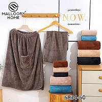 Рушник-кілт із рушником із мікрофібри Malloory Home розмір 70*145 / 35*70 мікс кольорів без вибору