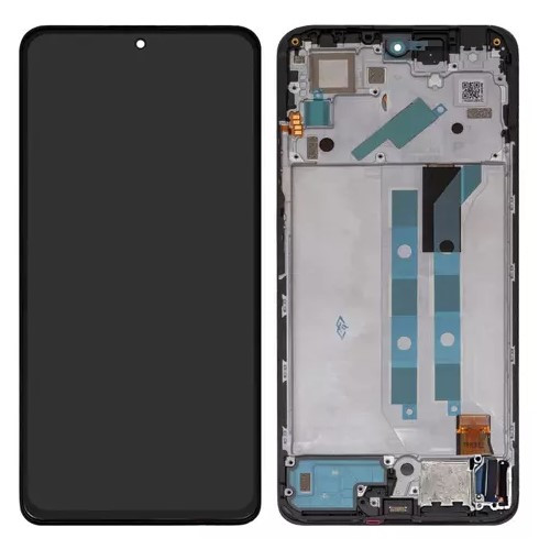 Дисплей для Xiaomi Redmi Note 11 Pro, Redmi Note 11 Pro 5G, чорний, з рамкою, Original (PRC)