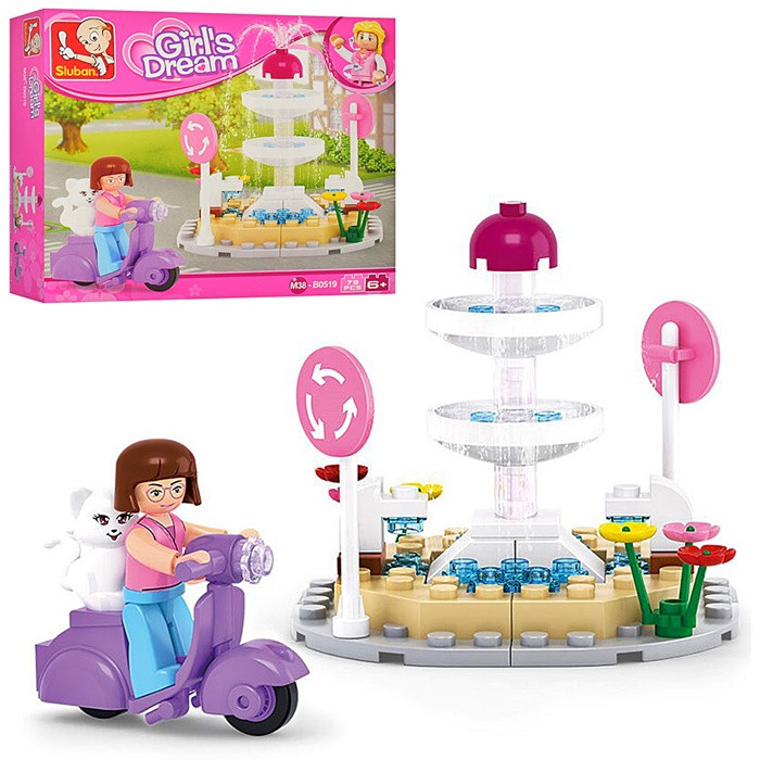 Конструктор Girl's Dream Велопрогулянка біля фонтану (M38-B0519), фото 1