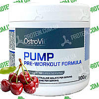 Передтренувальний Комплекс OstroVit PUMP Pre-Workout Formula 300 г Вишня Cherry
