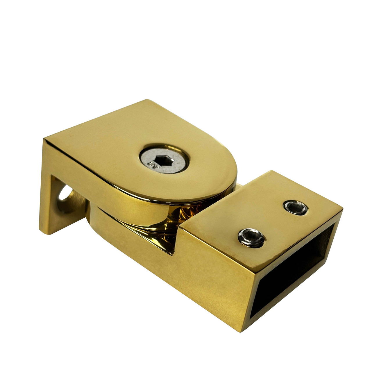 NFU-200-13-10 Тримач штанги 10*30 до стіни, з регулюванням, колір золото