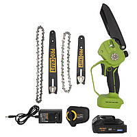 Акумуляторна міні пила ланцюгова Procraft PKA44 1 АКБ, Ручна пила на акумуляторі, Пила ланцюгова акумуляторна