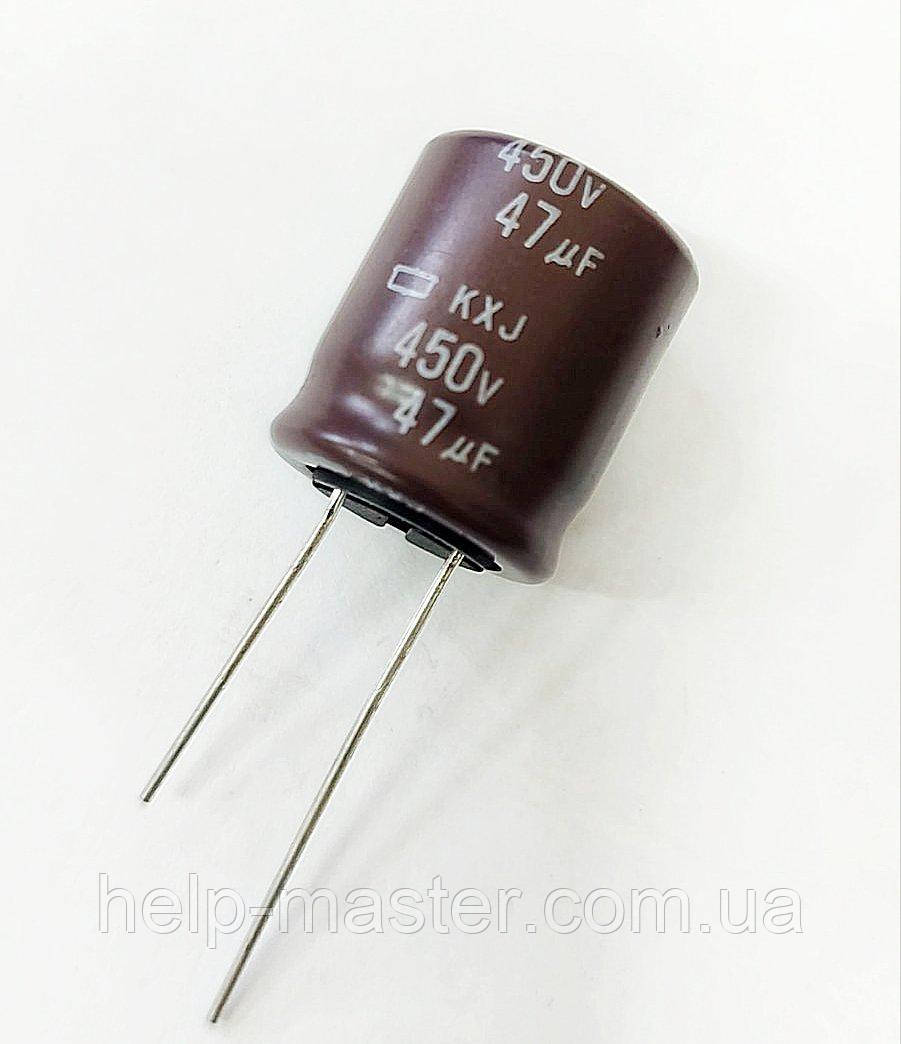 Конденсатор електролітичний 47 мкф-450v (105 °C)