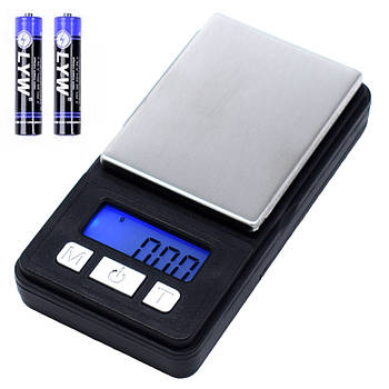 Ювелірні ваги електронні до 200г (0,01г), від батарейок, MT / Кишенькові ваги / Ваги грамові