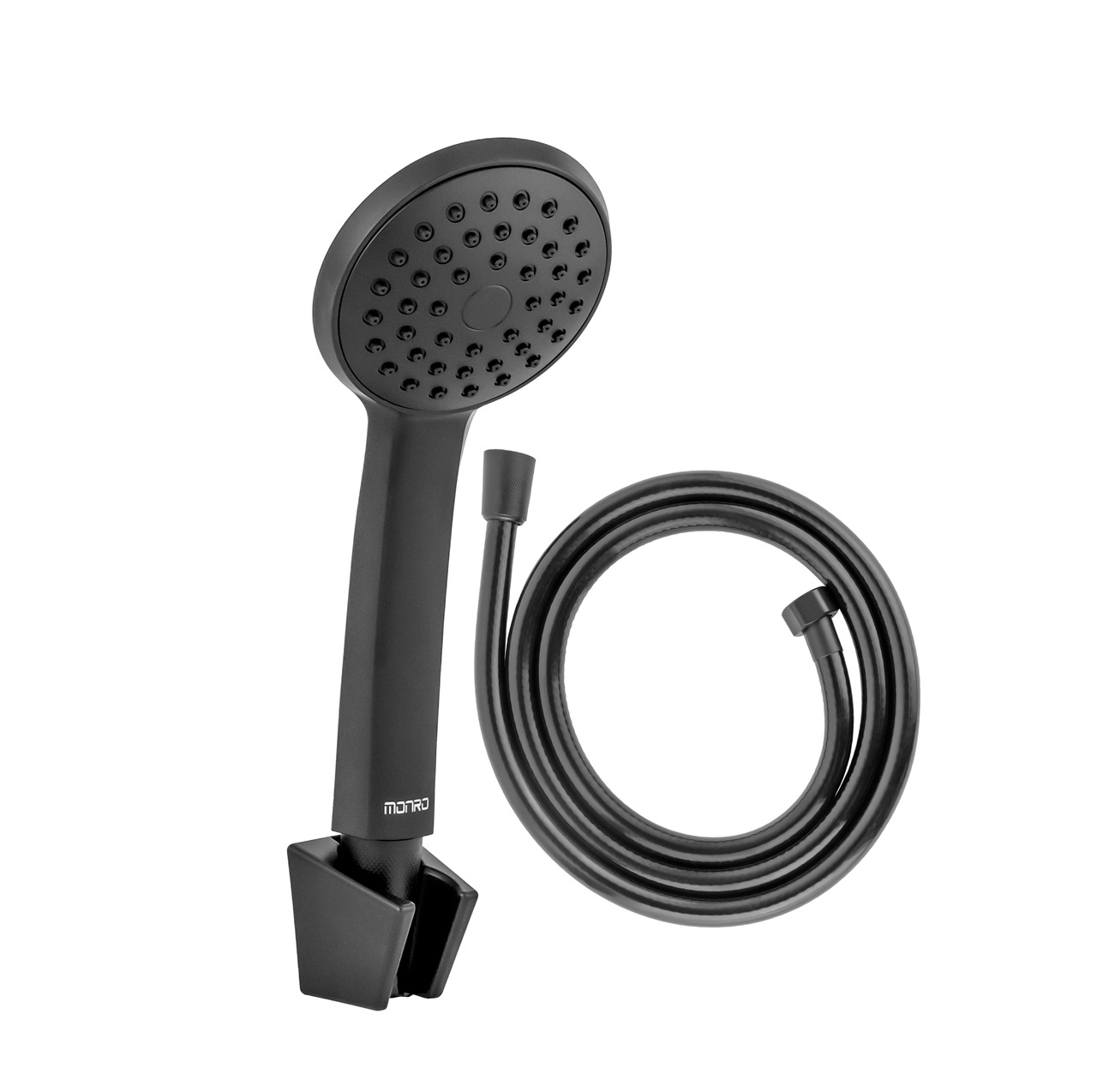 Комплект чорний (шланг.лійка, кронштейн) А385, фото 1