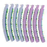 Обруч масажний Хулахуп Hula Hoop DOUBLE GRACE MAGNETIC 110 см JS-6019, фото 4