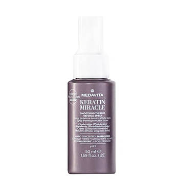 Розгладжуючий термальний протектор Medavita Keratin Miracle Smoothing Thermo Defence Spray
