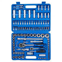 Набір насадки торцеві і біти в кейсі 1/4", 1/2" 108 шт. Start GRAD