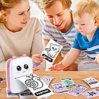 Міні принтер з Bluetooth + Подарунок 3 рулони термопаперу для міні принтера / Дитячий термопринтер для телефону, фото 7