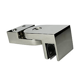 NFU-200-14-02 Тримач штанги 10*30 до скла, з регулюванням,  полірований