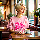 Футболка Oversize Pink Barbie, фото 2