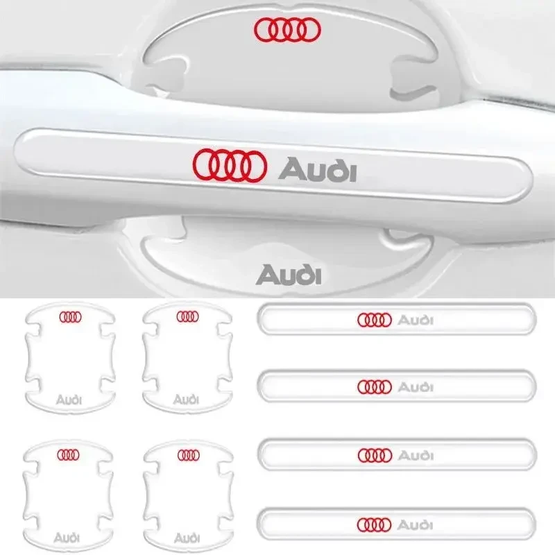 Захисна плівка під дверні ручки авто AUDI (к-т 8 шт.), фото 1