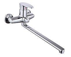 Змішувач для ванни MONRO JC205-G ХРОМ без шланга та лійки, одноважільний, довгий ніс