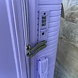 Валіза дорожня з поліпропілену M середня Bloom PP-SC-017 ФІОЛЕТОВА, фото 5