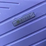 Валіза дорожня з поліпропілену M середня Bloom PP-SC-017 ФІОЛЕТОВА, фото 6