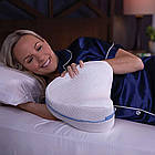 Набір 2шт Ортопедична подушка для ніг та колін (23х25х15,5см) Contour Legacy Leg Pillow / Подушка для ніг при варикозі, фото 9