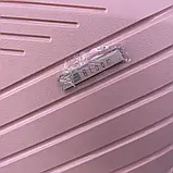 Валіза дорожня з поліпропілену M середня Bloom PP-SC-007 ПЕРСИКОВА, фото 6