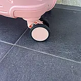 Валіза дорожня з поліпропілену M середня Bloom PP-SC-007 ПЕРСИКОВА, фото 7