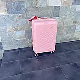 Валіза дорожня з поліпропілену M середня Bloom PP-SC-007 ПЕРСИКОВА, фото 2