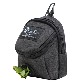 Чорна сумка для ласощів та пакетів для прибирання Dog Training