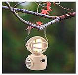 Ліхтар-лампа кемпінговий RIAS LF-3328B LED+XPE Type-C Бежевий (7_00686), фото 3