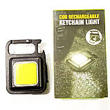 Портативний ліхтарик RB436 COB з магнітом та відкривачем 500mAh Type-C Black (7_00690), фото 4