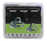 Налобний ліхтарик TD-812-T6 T6+2xXPE+COB Zoom акумуляторний 1x18650 microUSB (7_00734), фото 4