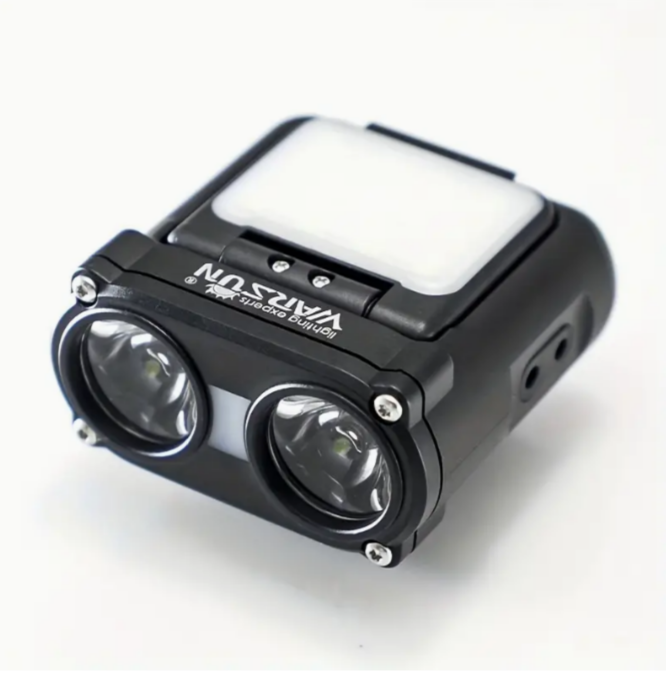 Налобний ліхтарик Rablex RB950 2xXPL+16xCOB (біле+жовте+червоне світло) акумуляторний 1400 mAh Type-C (7_00744, фото 1