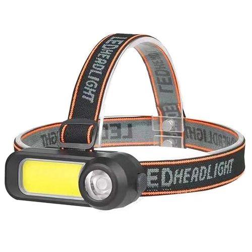 Налобний ліхтарик WH-1707 LED+COB акумуляторний microUSB Black (7_00746), фото 1