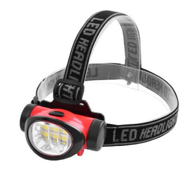 Налобний ліхтарик Police PL-013 COB 3xAAA Red-Black (7_00781), фото 1